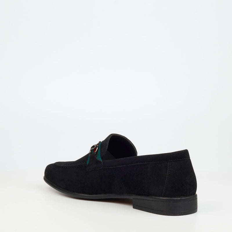 Mazerata Villani 4 Faux Suede - Black footwear Mazerata   