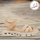 Heart & Sole Lune 2 Sandal - Beige footwear Heart & Sole