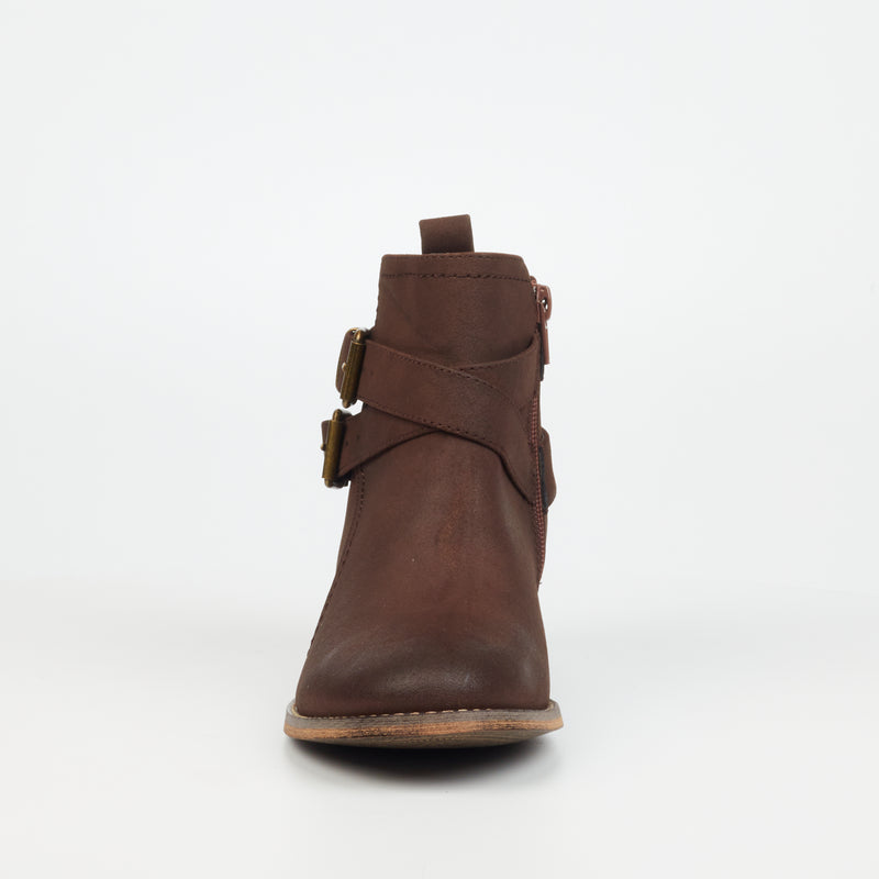 Miss Black Abir 3 Ankle Boot - Chocolate footwear Miss Black   