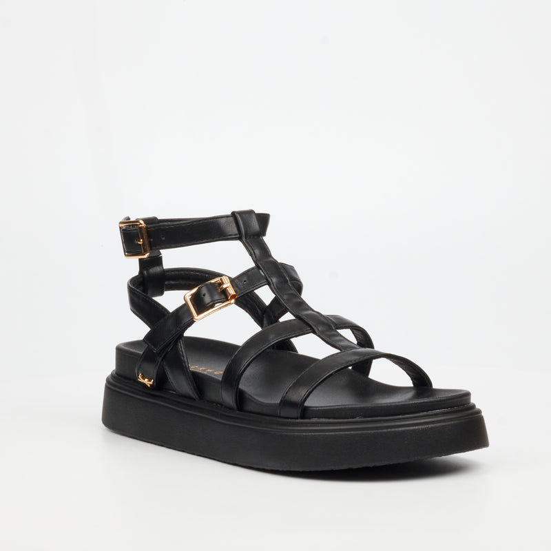 Rock & Co Absolut 1 Flatform - Black footwear Rocknco