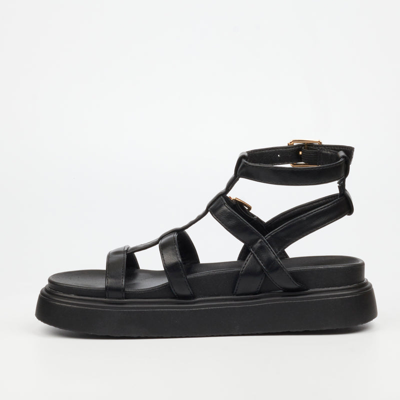 Rock & Co Absolut 1 Flatform - Black footwear Rocknco
