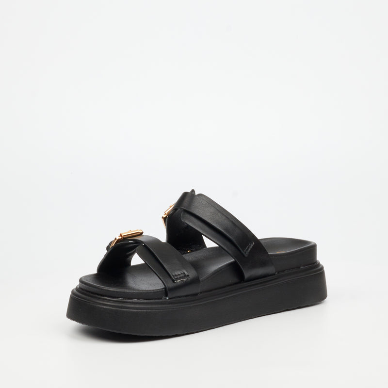 Rock & Co Absolut 3 Sandal - Black footwear Rocknco