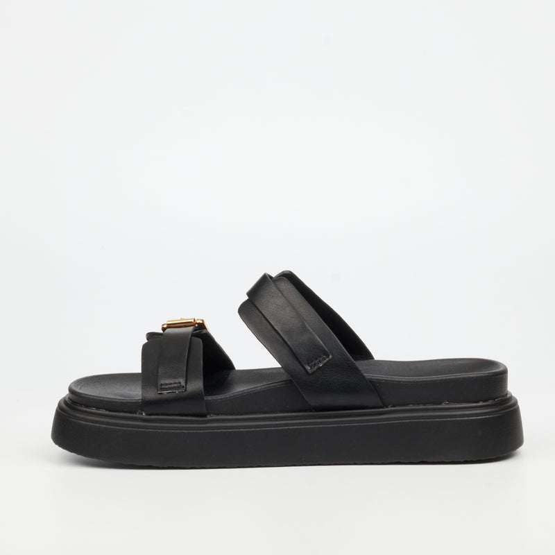 Rock & Co Absolut 3 Sandal - Black footwear Rocknco