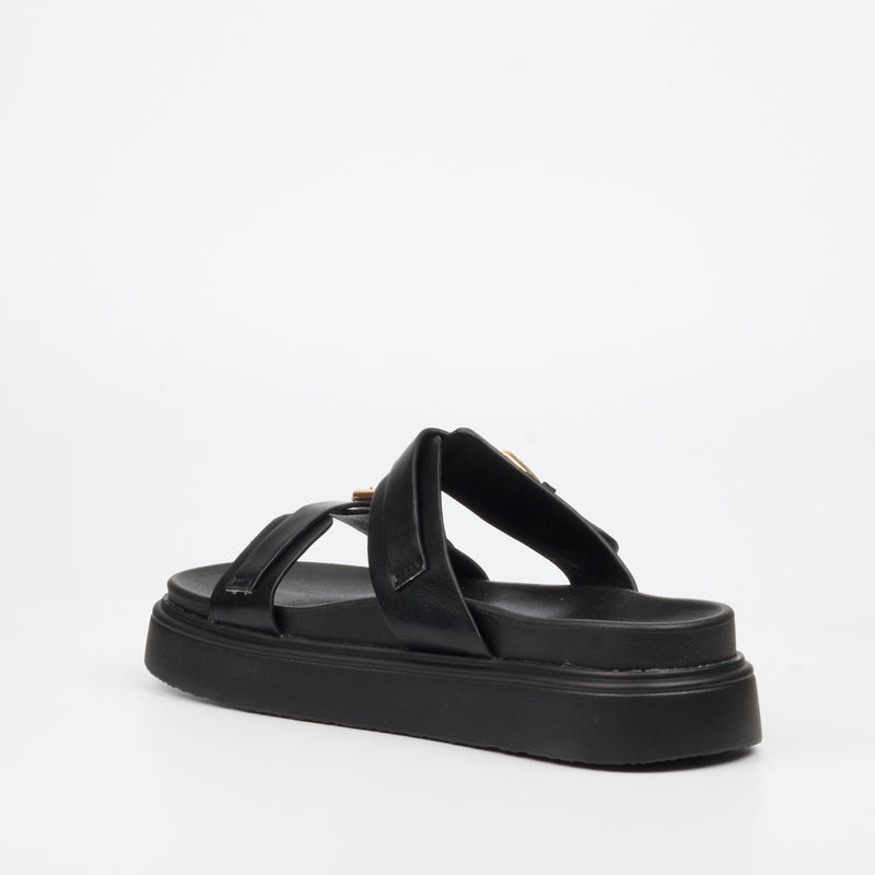 Rock & Co Absolut 3 Sandal - Black footwear Rocknco