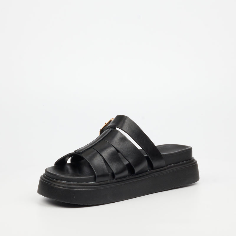 Rock & Co Absolut 4 Sandal - Black footwear Rocknco