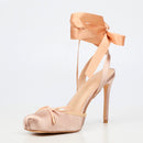 Miss Black Adina 1 Heel - Nude