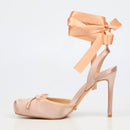 Miss Black Adina 1 Heel - Nude