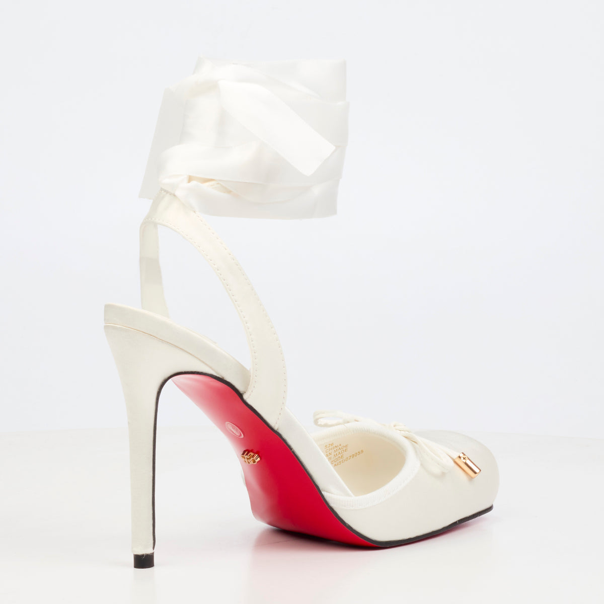 Miss Black Adina 1 Court - White footwear Miss Black