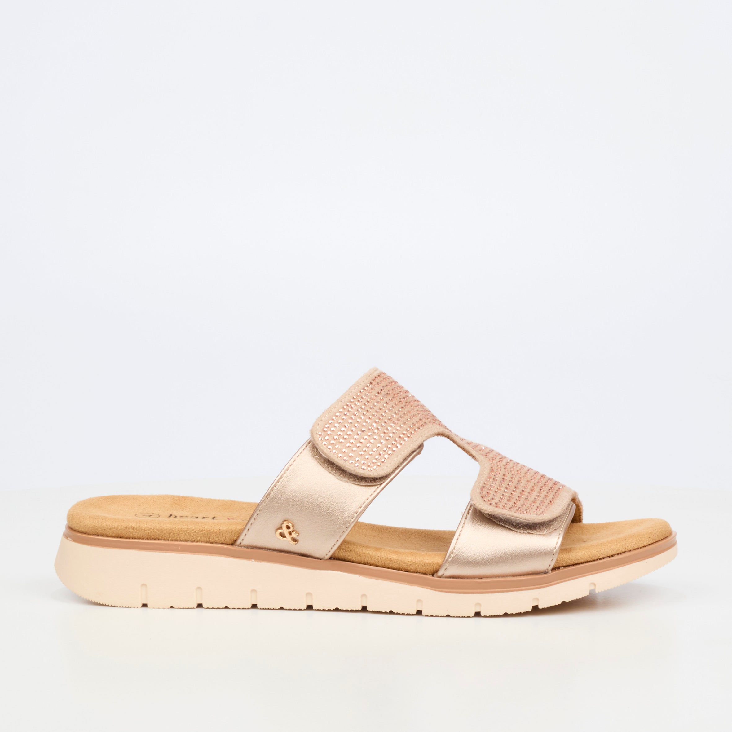 Heart & Sole Adley 2 Sandal - Champagne
