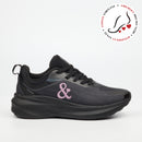 Heart & Sole Advika 1 Sneaker - Black footwear Heart & Sole