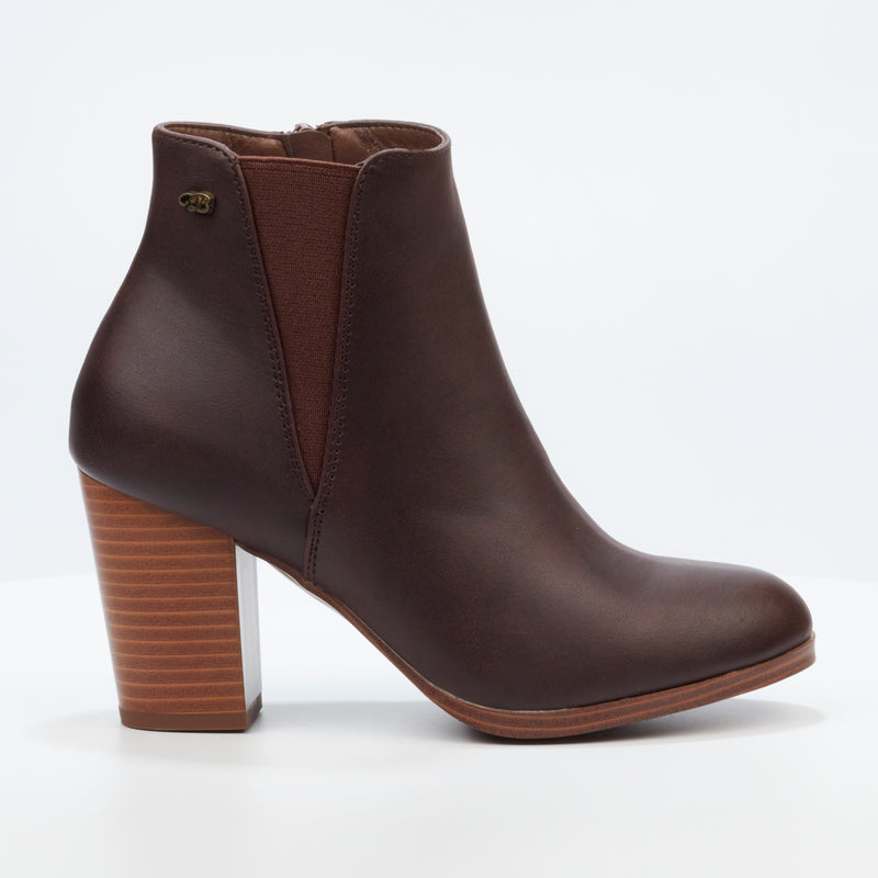 Miss Black Ahlam 10 Ankle Boot - Chocolate footwear Miss Black   