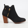 Miss Black Ahlam 1 Ankle Boot - Black footwear Miss Black