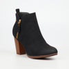 Miss Black Ahlam 1 Ankle Boot - Black footwear Miss Black