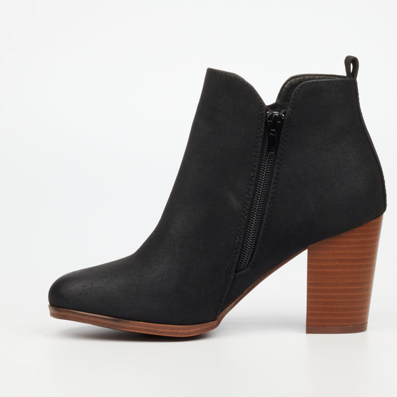 Miss Black Ahlam 1 Ankle Boot - Black footwear Miss Black