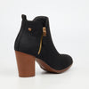 Miss Black Ahlam 1 Ankle Boot - Black footwear Miss Black
