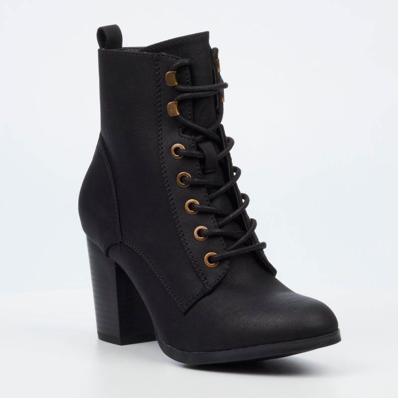 Miss Black Ahlam 8 Ankle Boot - Black footwear Miss Black   