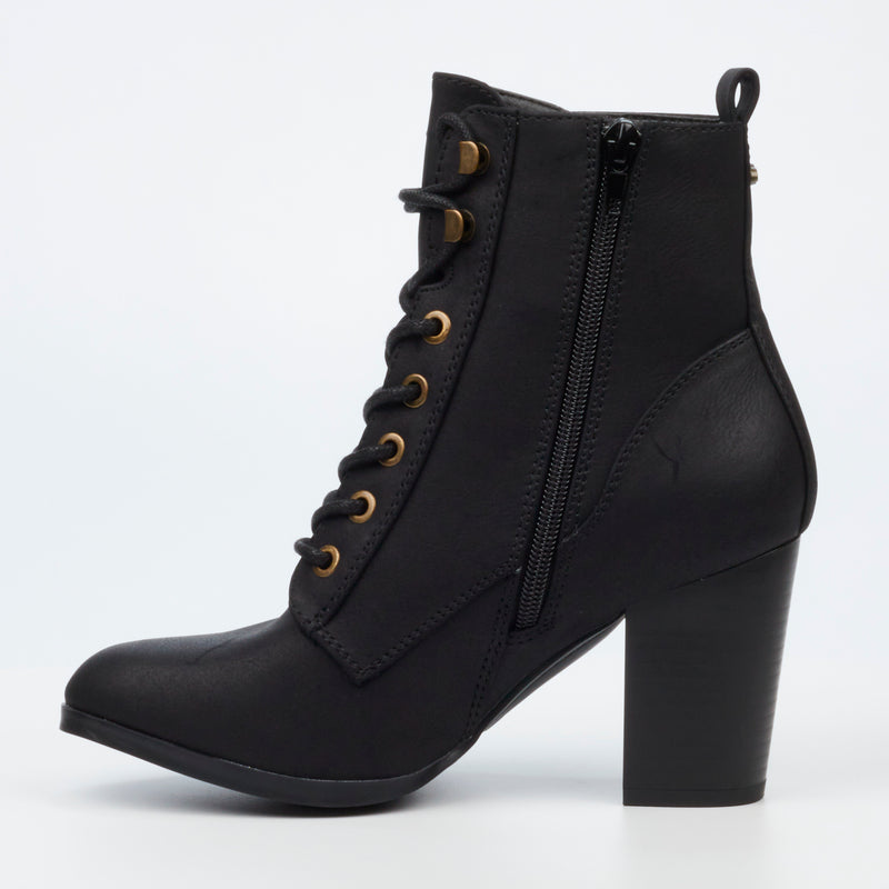 Miss Black Ahlam 8 Ankle Boot - Black footwear Miss Black   