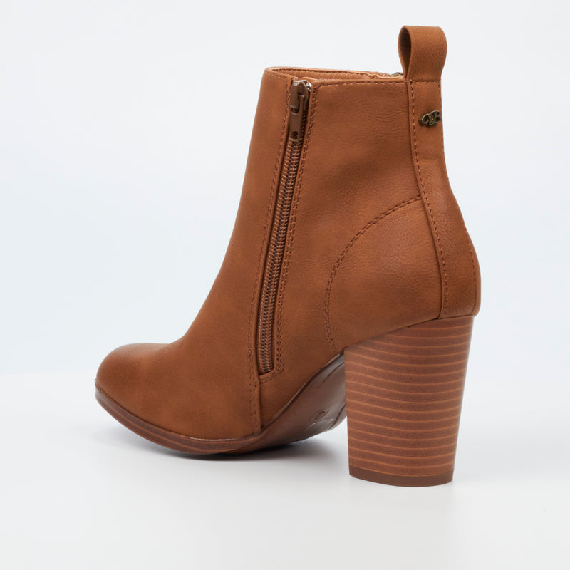 Miss Black Ahlam 9 Ankle Boot - Tan footwear Miss Black   