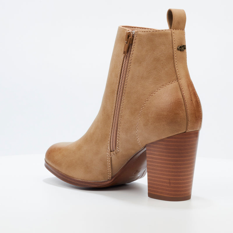 Miss Black Ahlam 9 Ankle Boot - Taupe footwear Miss Black   