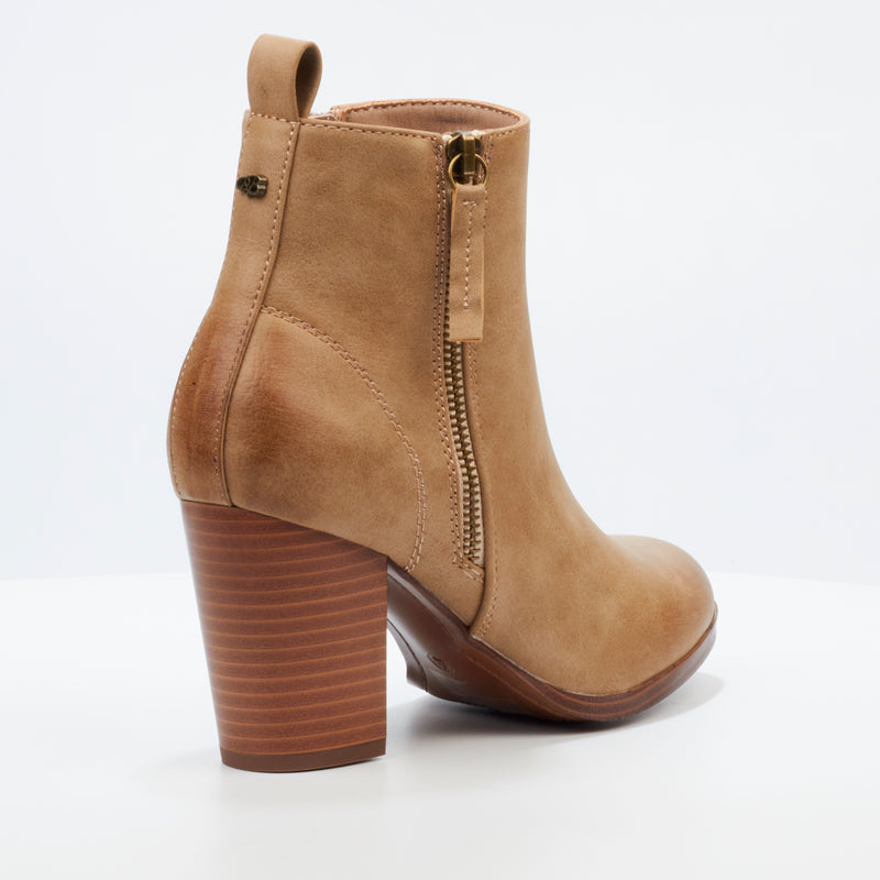 Miss Black Ahlam 9 Ankle Boot - Taupe footwear Miss Black   