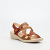 Butterfly Classics Ainsley 1 Wedge - Tan footwear Butterfly Classics