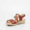 Butterfly Classics Ainsley 1 Wedge - Tan footwear Butterfly Classics