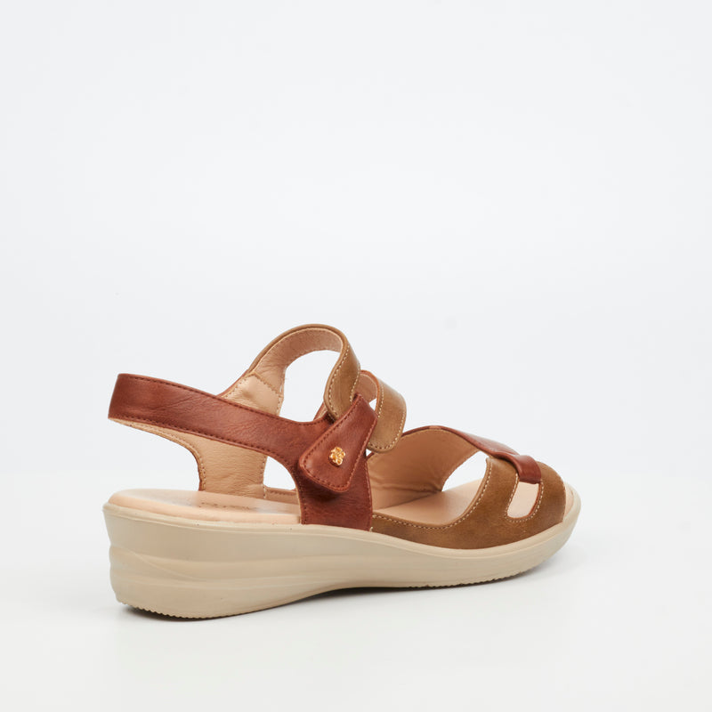 Butterfly Classics Ainsley 1 Wedge - Tan