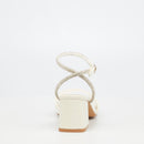 Butterfly Feet Alaine 1 Heel - White