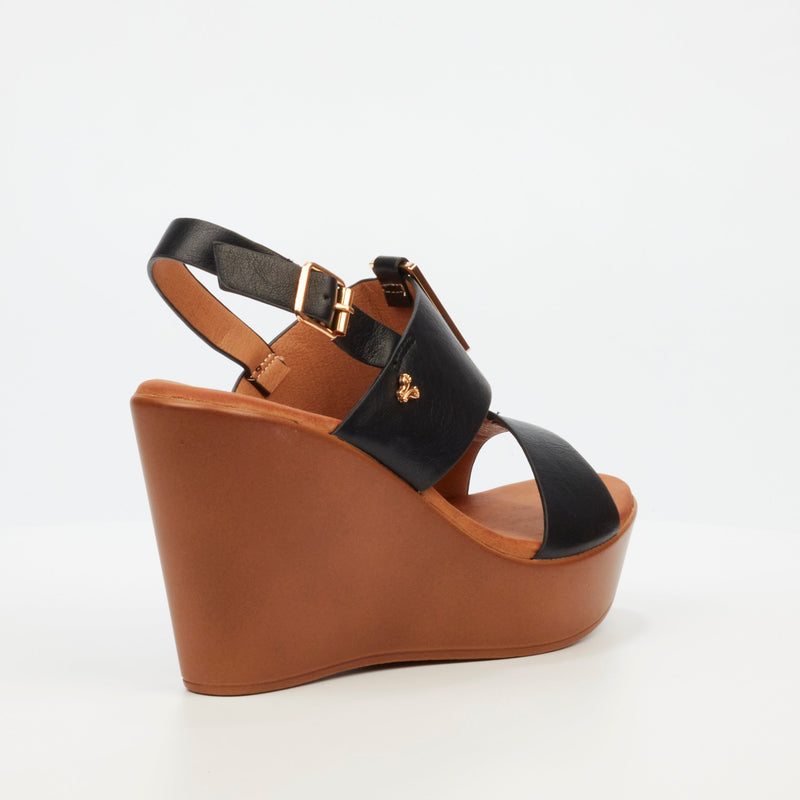 Butterfly Feet Allora 1 Wedge - Black footwear Butterfly Feet   