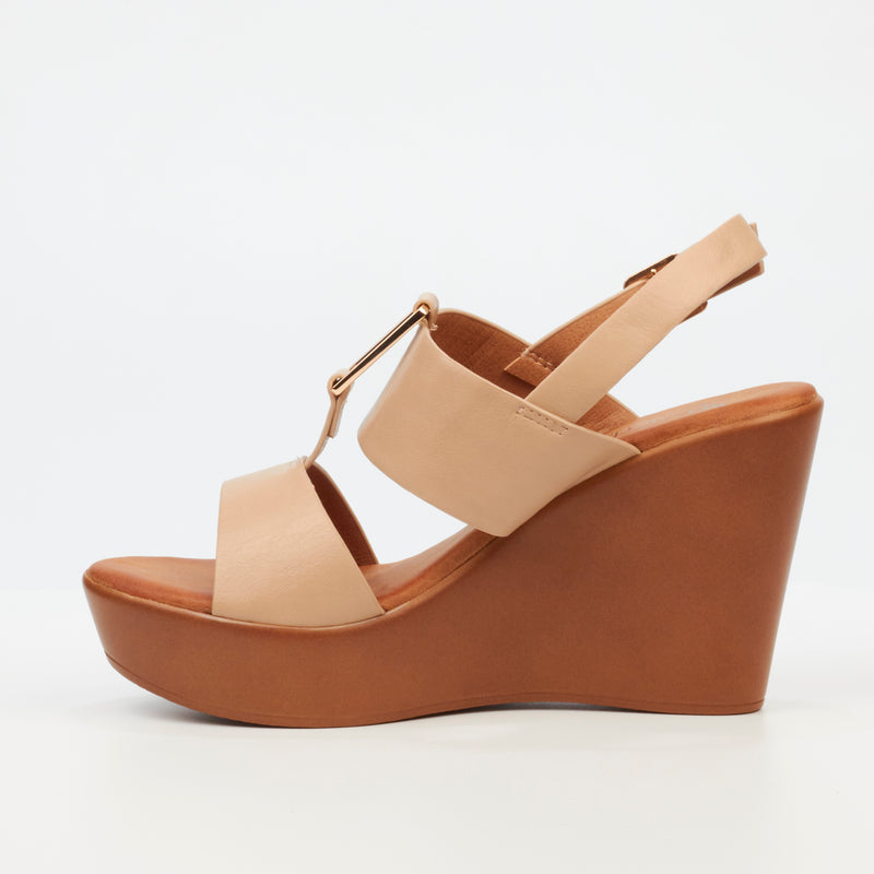 Butterfly Feet Allora 1 Wedge - Taupe footwear Butterfly Feet   