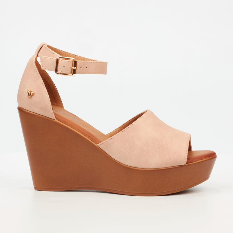 Butterfly Feet Allora 2 Wedge - Nude footwear Butterfly Feet   