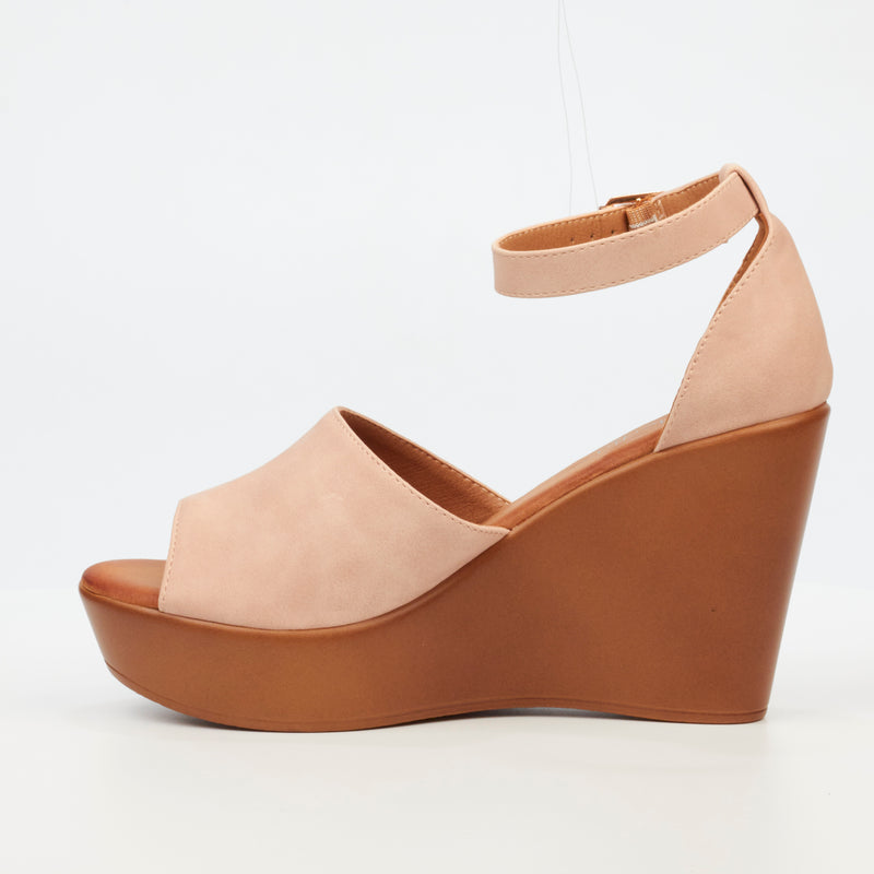 Butterfly Feet Allora 2 Wedge - Nude footwear Butterfly Feet   