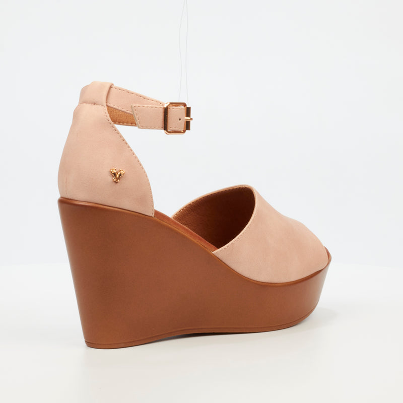 Butterfly Feet Allora 2 Wedge - Nude footwear Butterfly Feet   