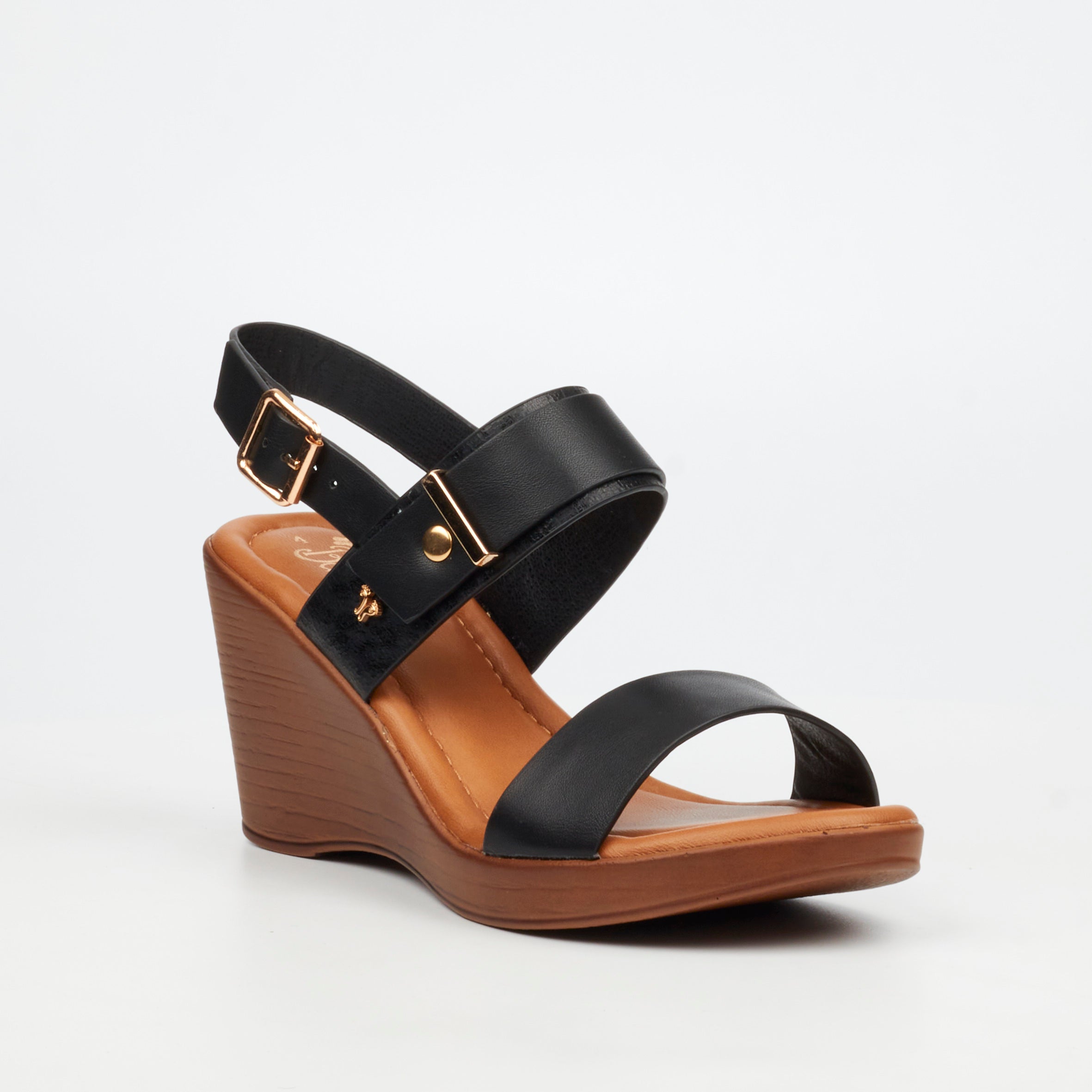 Butterfly Feet Allora 4 Wedge - Black footwear Butterfly Feet