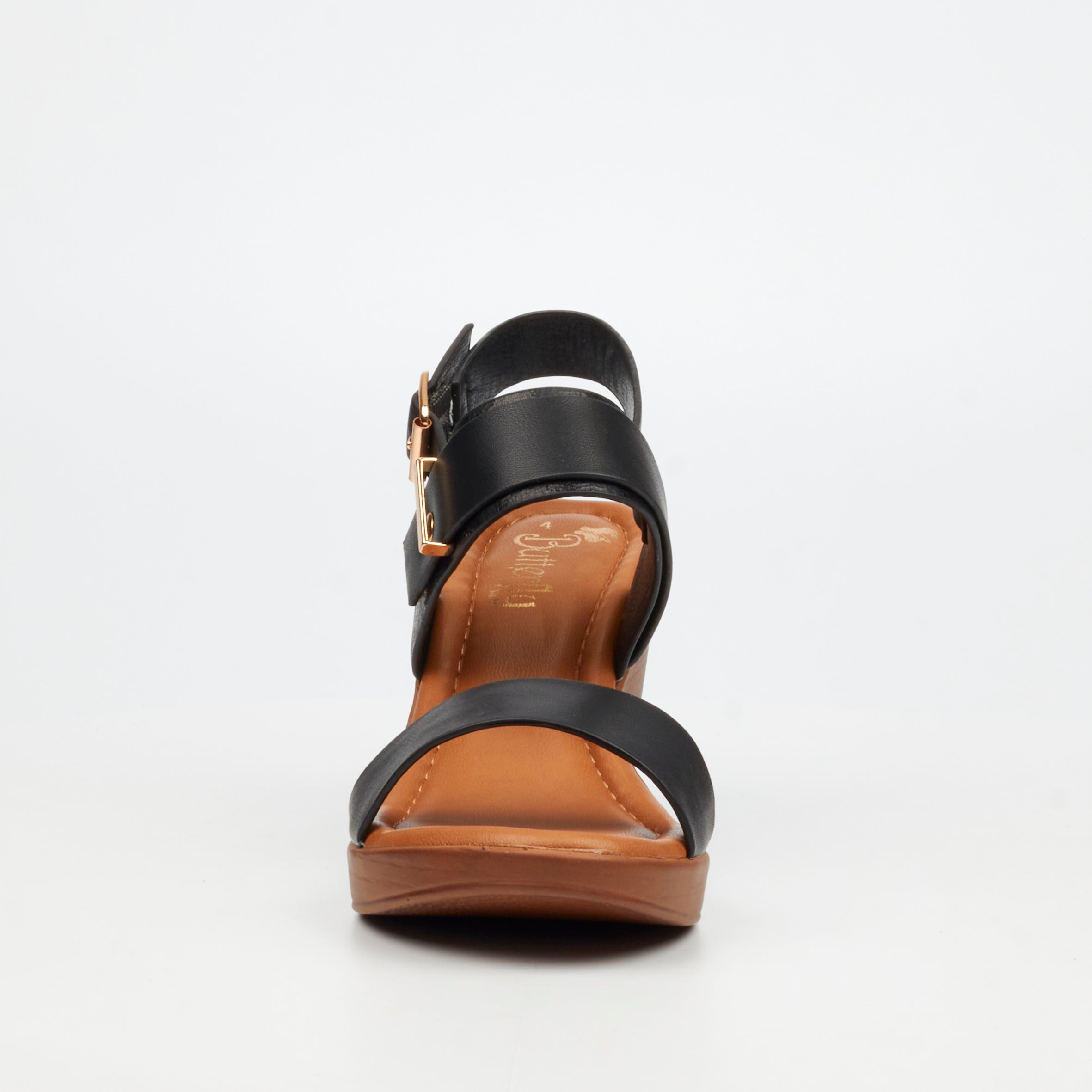 Butterfly Feet Allora 4 Wedge - Black footwear Butterfly Feet
