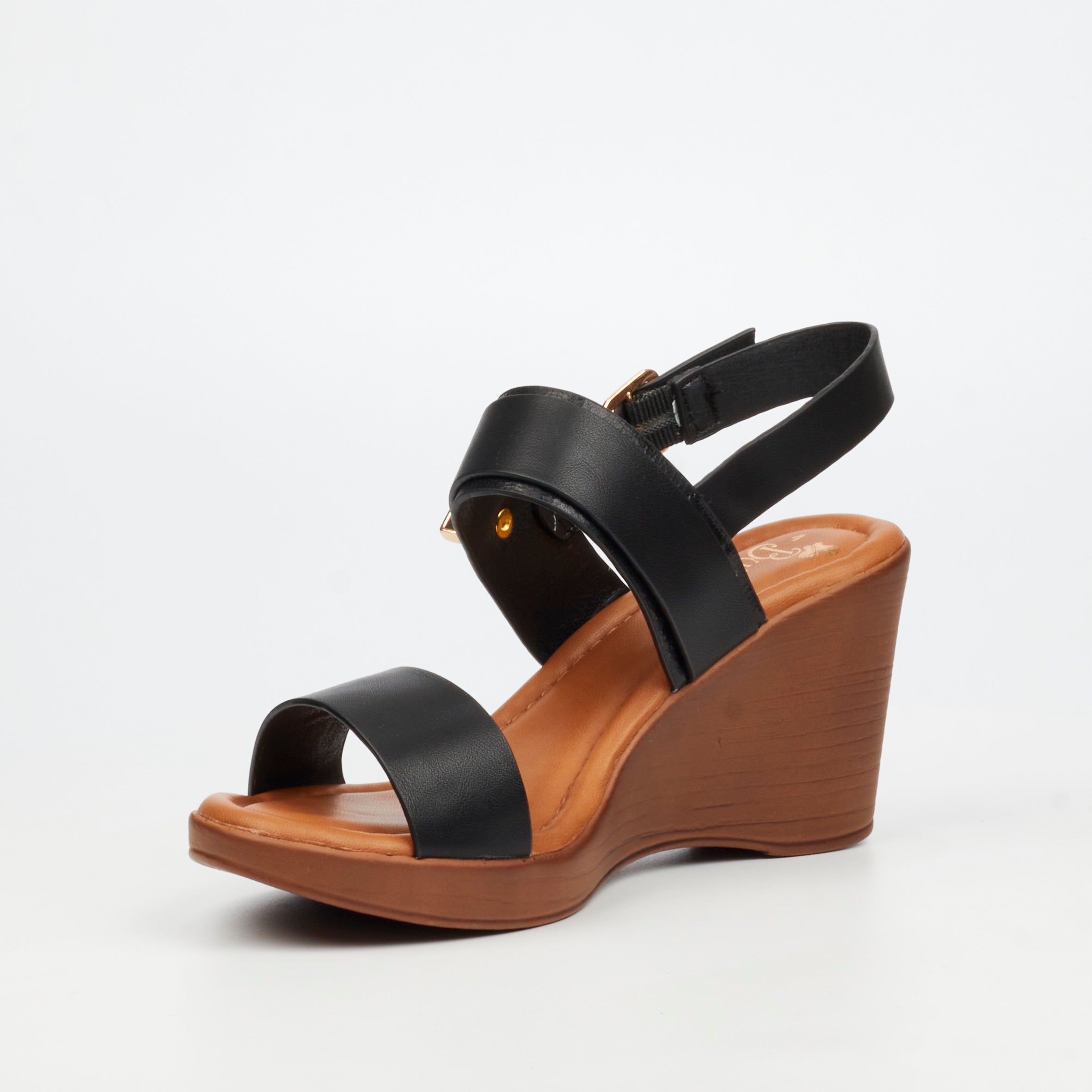 Butterfly Feet Allora 4 Wedge - Black footwear Butterfly Feet