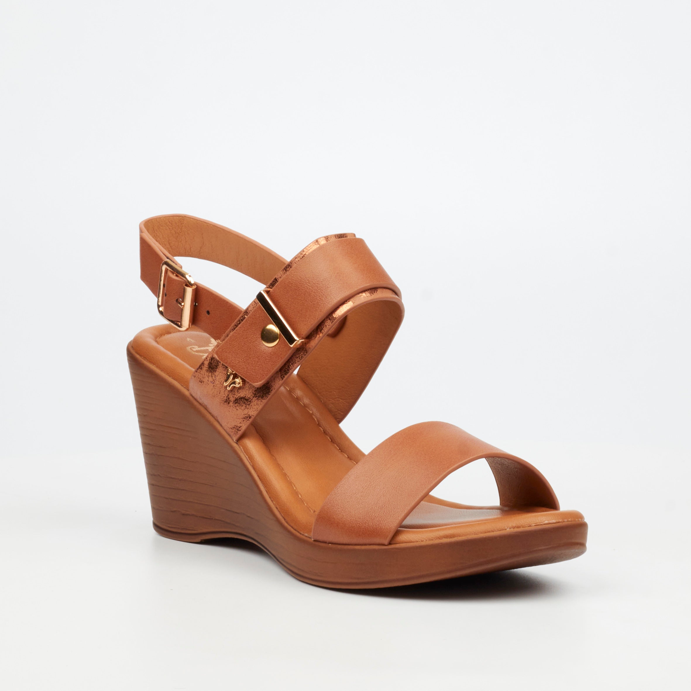 Butterfly Feet Allora 4 Wedge - Tan footwear Butterfly Feet
