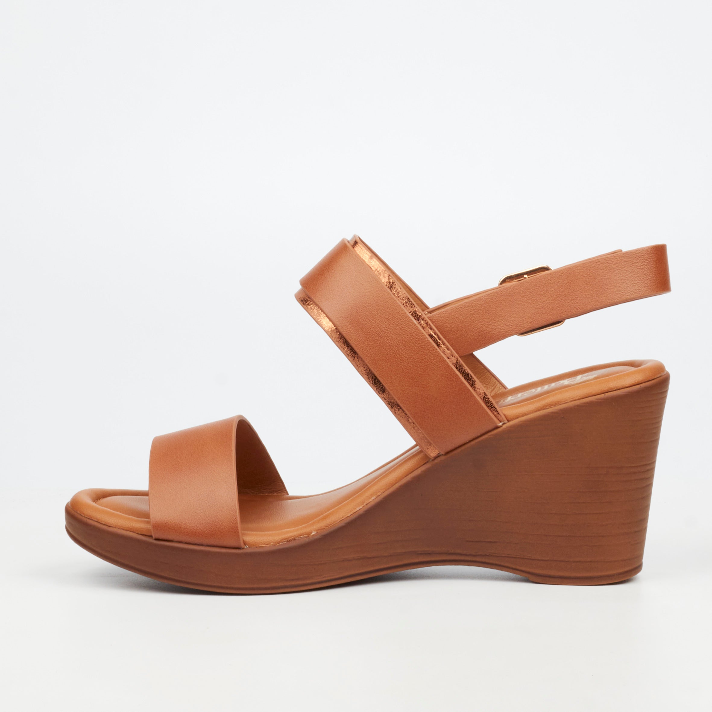 Butterfly Feet Allora 4 Wedge - Tan footwear Butterfly Feet