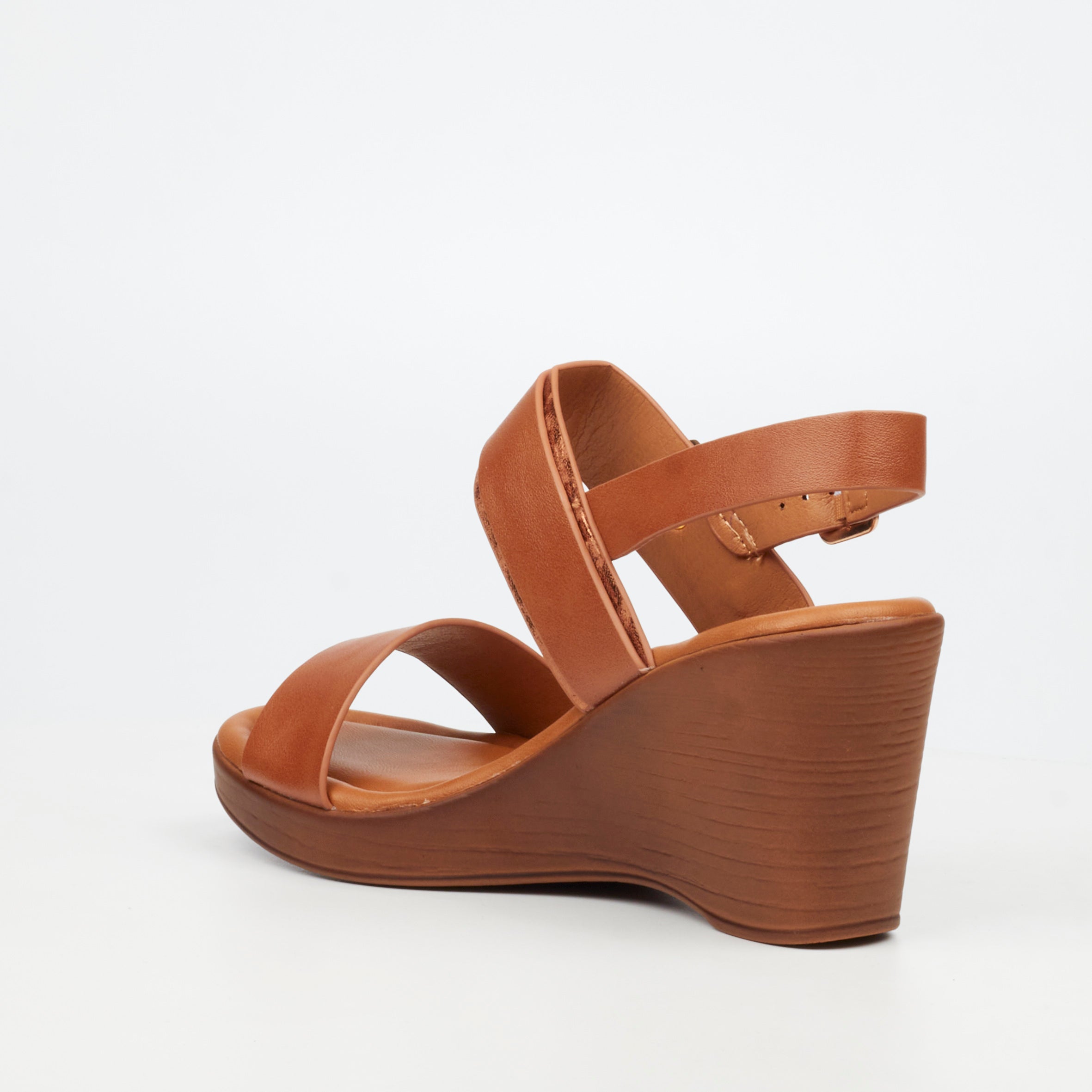 Butterfly Feet Allora 4 Wedge - Tan footwear Butterfly Feet