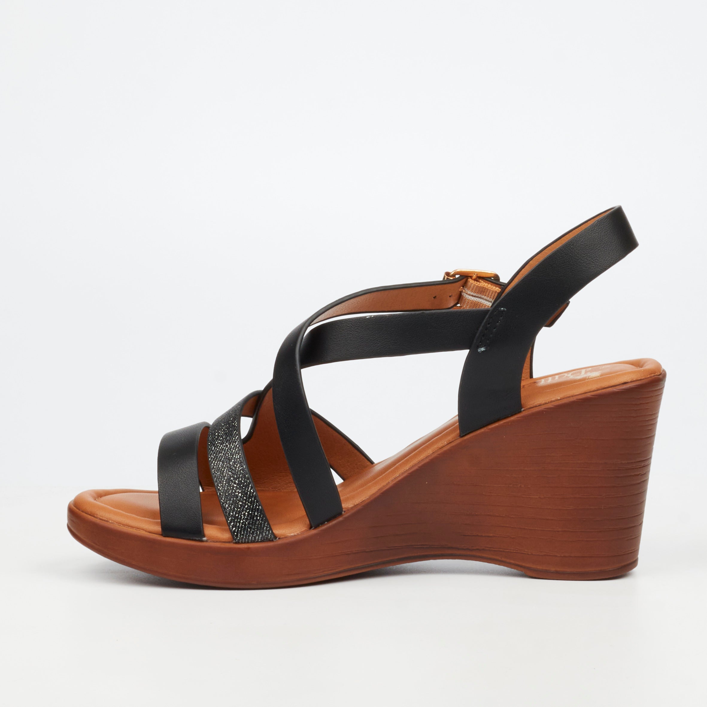 Butterfly Feet Allora 5 Wedge - Black footwear Butterfly Feet