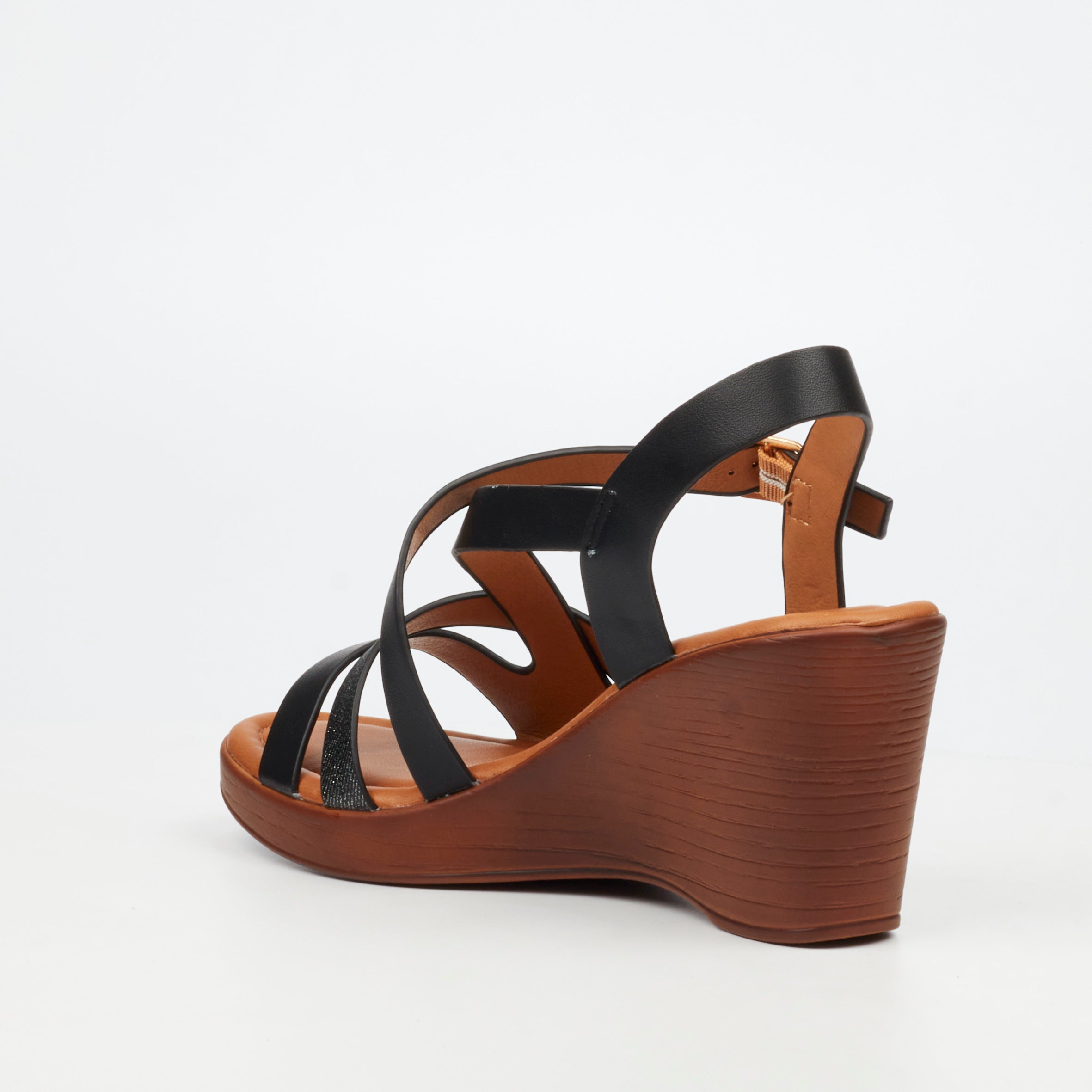 Butterfly Feet Allora 5 Wedge - Black footwear Butterfly Feet