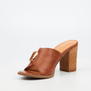 Miss Black Almond 2 Heel - Tan footwear Miss Black