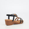 Butterfly Feet Alysia 1 Wedge - Black footwear Butterfly Feet