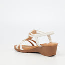 Butterfly Feet Alysia 1 Wedge - White footwear Butterfly Feet