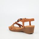 Butterfly Feet Alysia 2 Wedge - Tan footwear Butterfly Feet