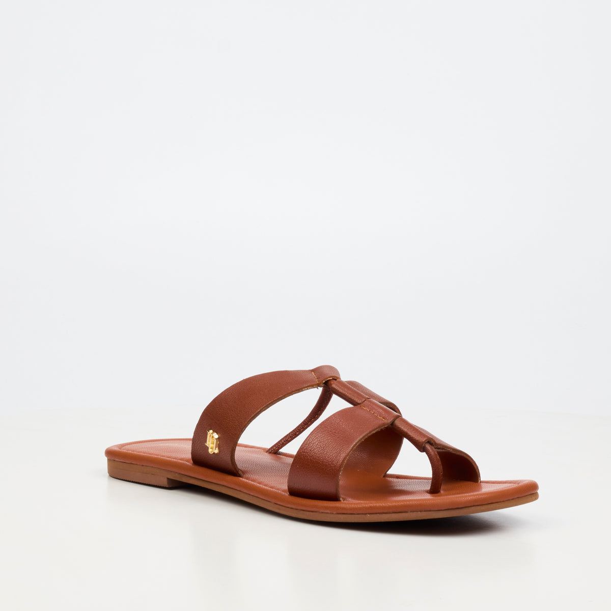 Nicci Tyler Amalfi 1 Flat Sandal - Tan footwear Nicci Tyler