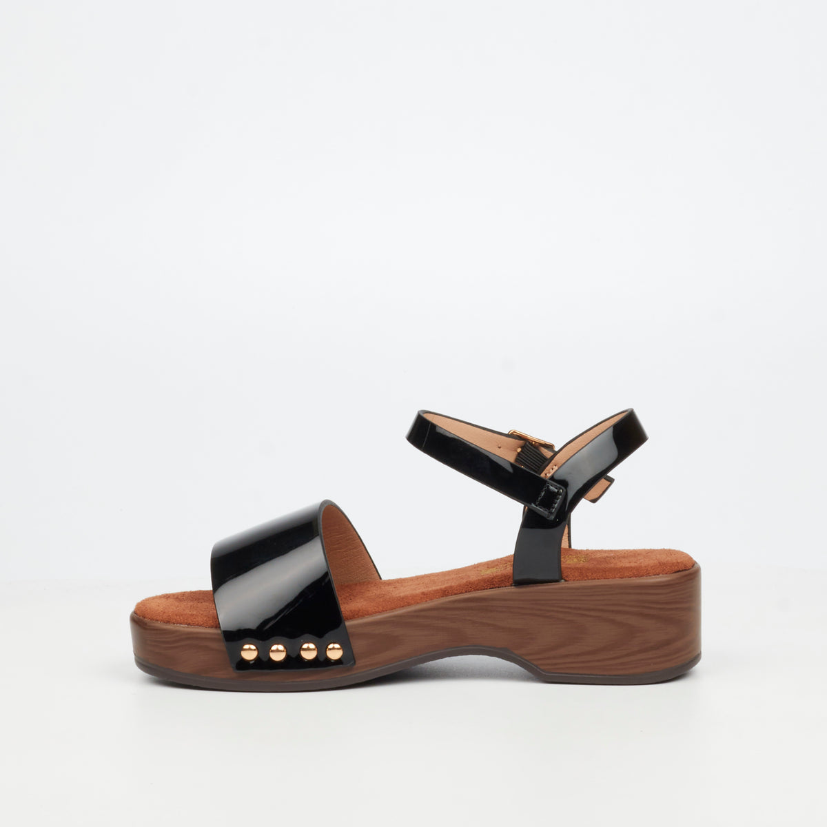 Little Miss Black Amalia 1 Flatform - Black