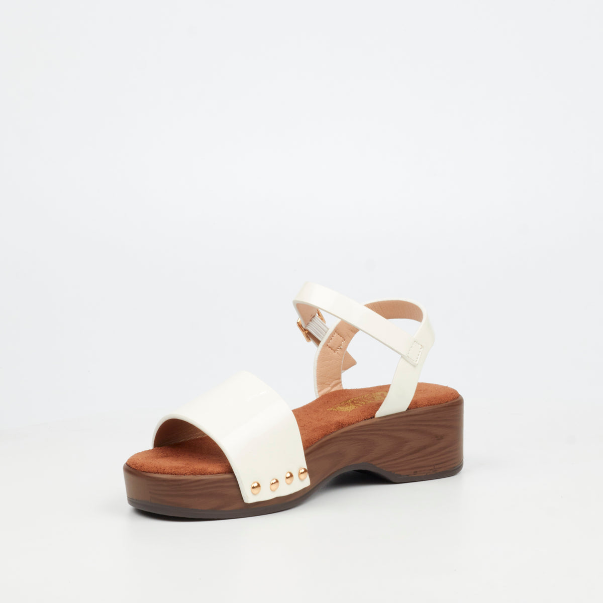 Little Miss Black Amalia 1 Flatform - White