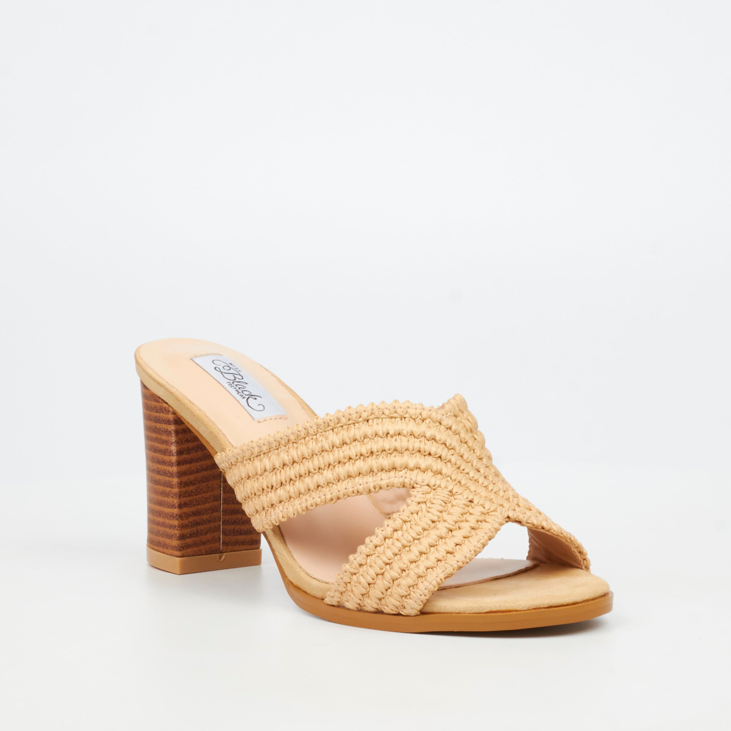 Miss Black Ambrielle 1 Heel - Natural