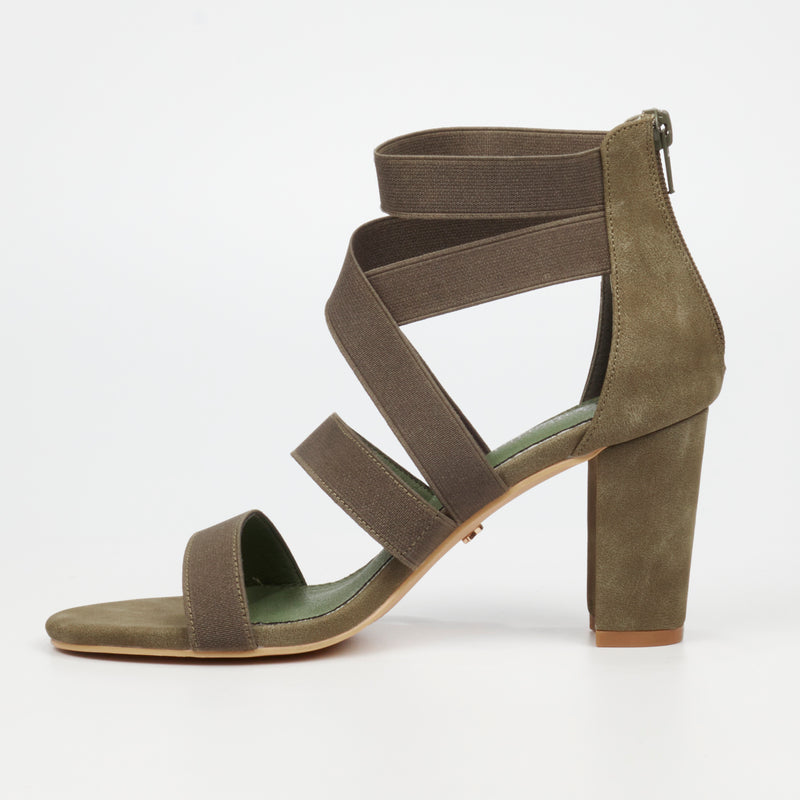 Butterfly Feet Amelia 1 Heel - Olive footwear Butterfly Feet   